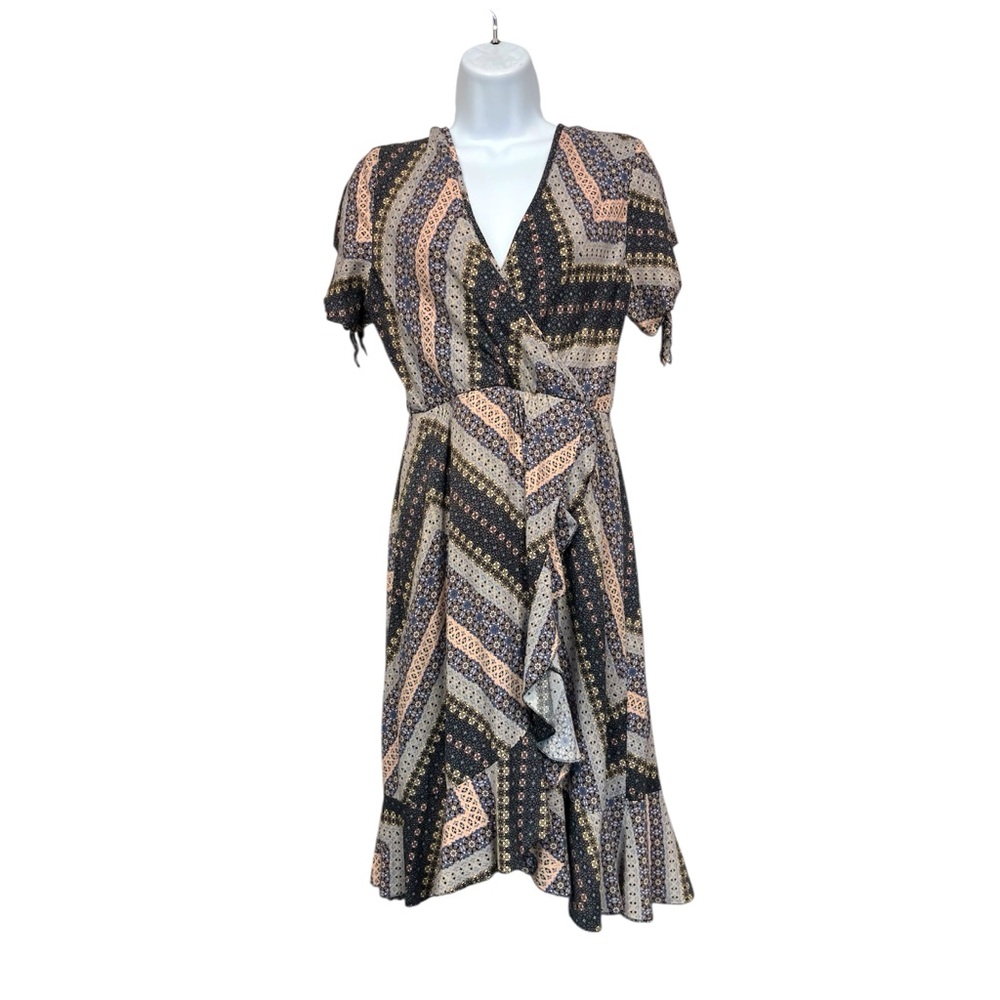 Jody wrap-style dress size medium